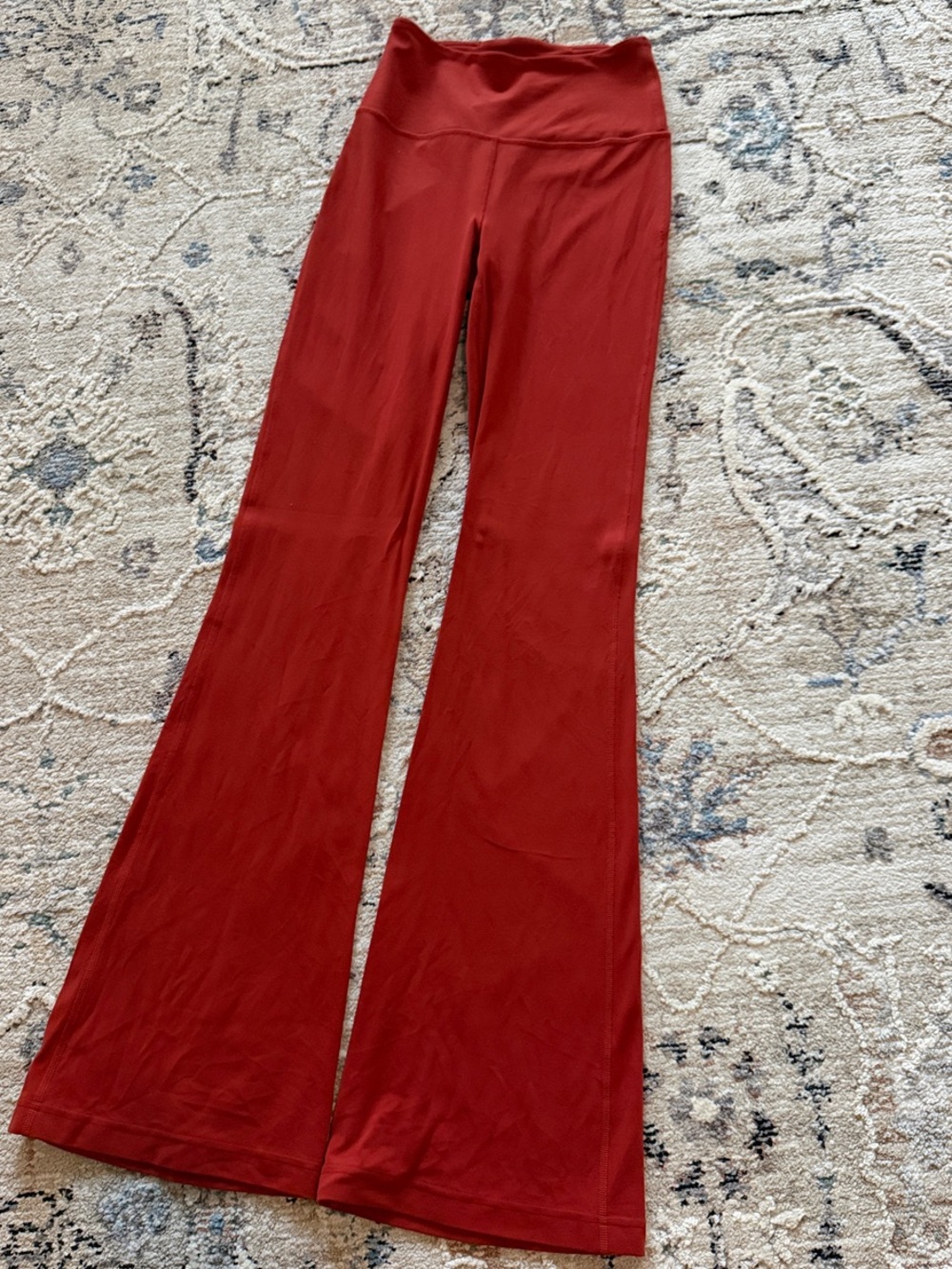 lululemon athletica High-Rise Flare Leggings in Rust Red